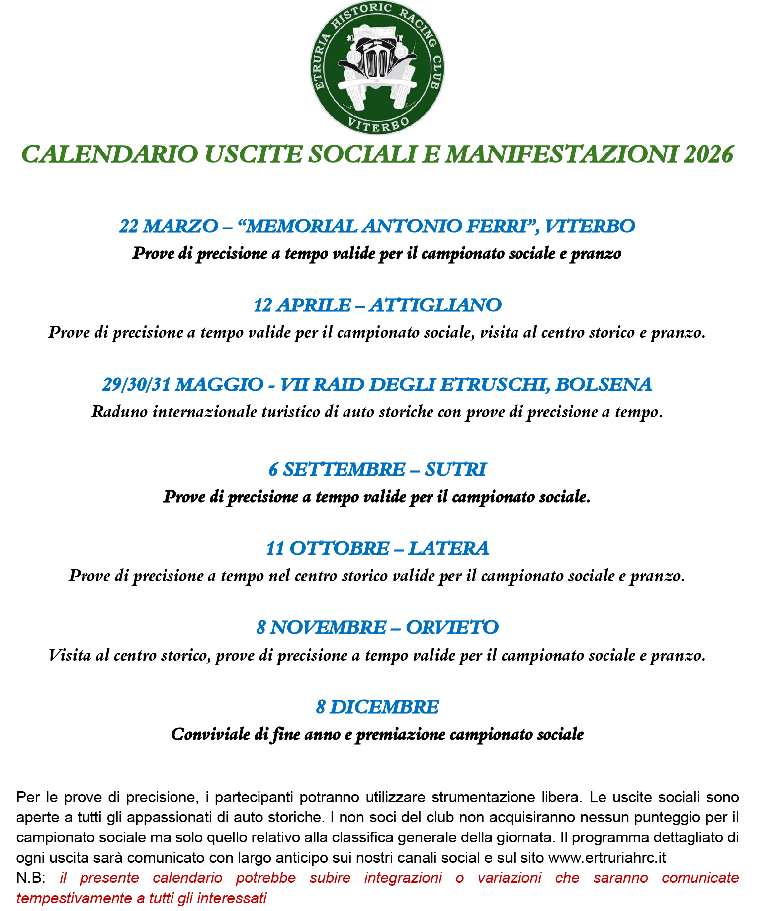 def programma Etruria 2026